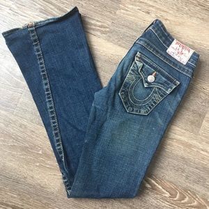 True Religion Joey Super T Flare Jeans